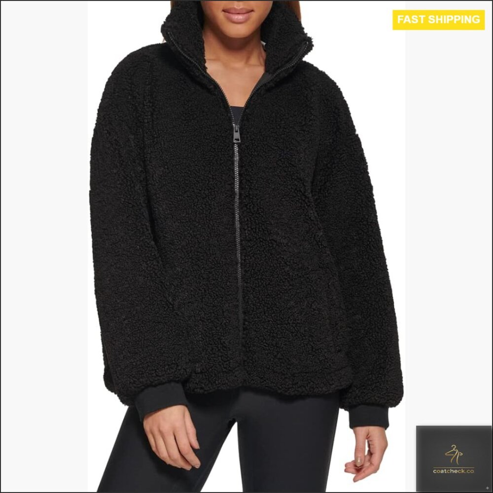 Cozy Sherpa Teddy Jacket Zip Up Plush Oversized Y2k Chic Fall Winter